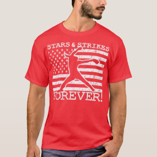 Stars and Strikes Forever Fastpitch Softball Pitch T-Shirt