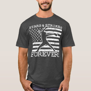 Stars and Strikes Forever Fastpitch Softball Pitch T-Shirt