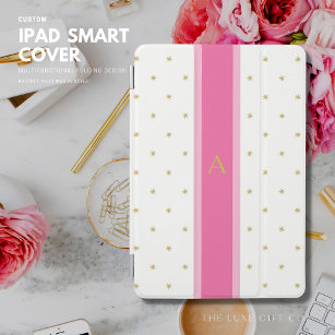 Stars and Stripe Pink iPad Mini Cover Personalised