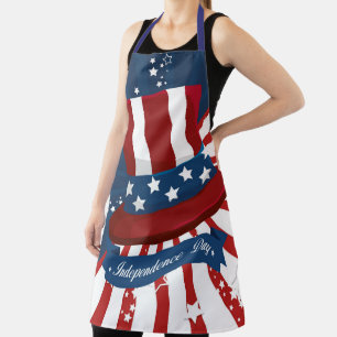 Stars and Stripes 4th of July Apron