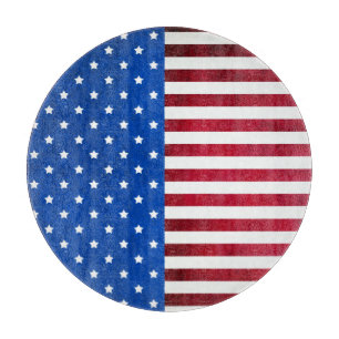 Stars And Stripes-American Flag by Shirley Taylor Cutting Board