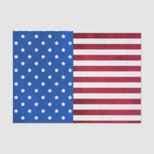 Stars And Stripes-American Flag by Shirley Taylor Tissue Paper