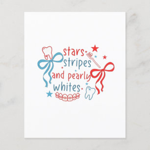 Stars and Stripes and Pearly Whites 4th Of July Flyer