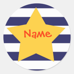 Stars and Stripes Boys Custom Sticker
