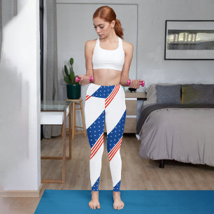 Stars and Stripes Capri Leggings