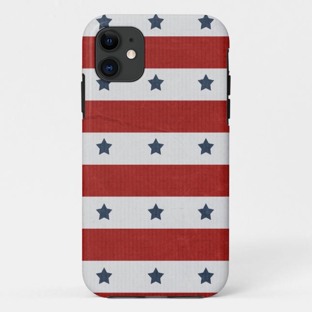 Stars and Stripes Case-Mate iPhone Case (Back)