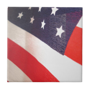 Stars and Stripes Ceramic Tile