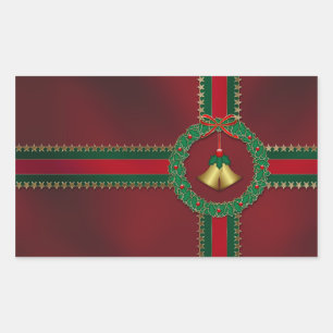 Stars and Stripes Christmas Sticker
