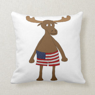 Stars and Stripes, Eh? Cushion