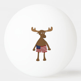 Stars and Stripes, Eh? Ping Pong Ball