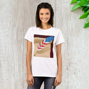 Stars And Stripes Feather T-Shirt