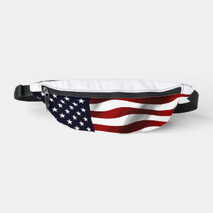 STARS AND STRIPES FLAG BUM BAGS
