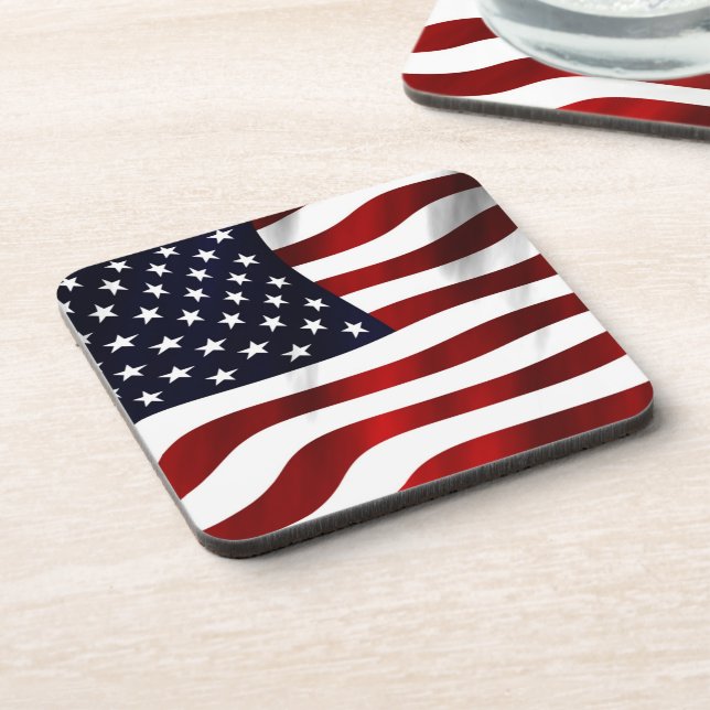 STARS AND STRIPES FLAG COASTER (Left Side)