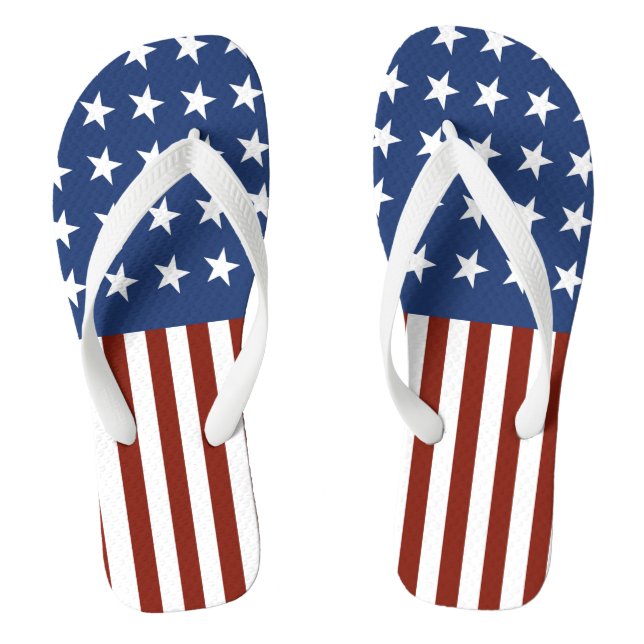 Stars and Stripes Flip Flops 2 (Footbed)
