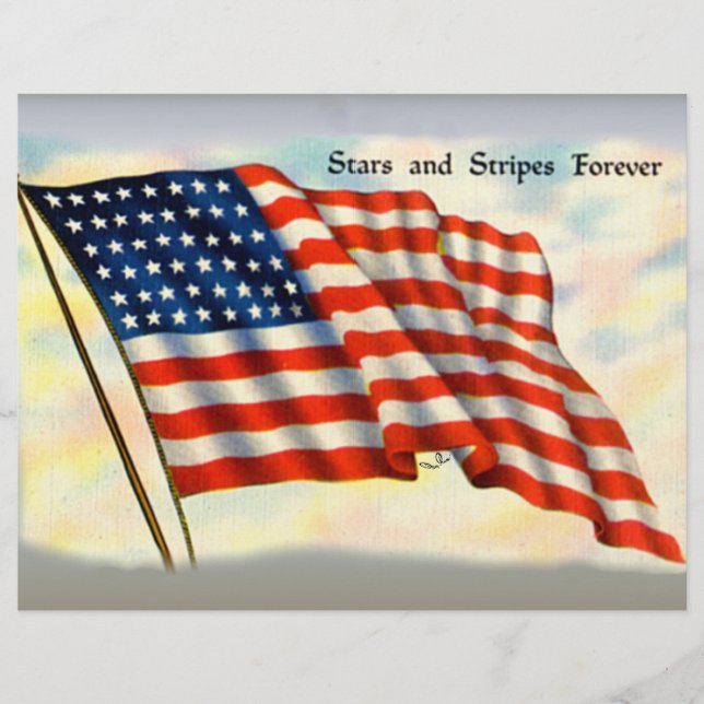 Stars and Stripes Forever, 4th of July Flyer (Front)