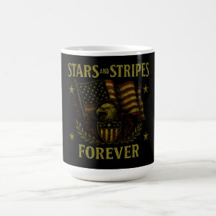 Stars and Stripes Forever - American Flag Pride Coffee Mug