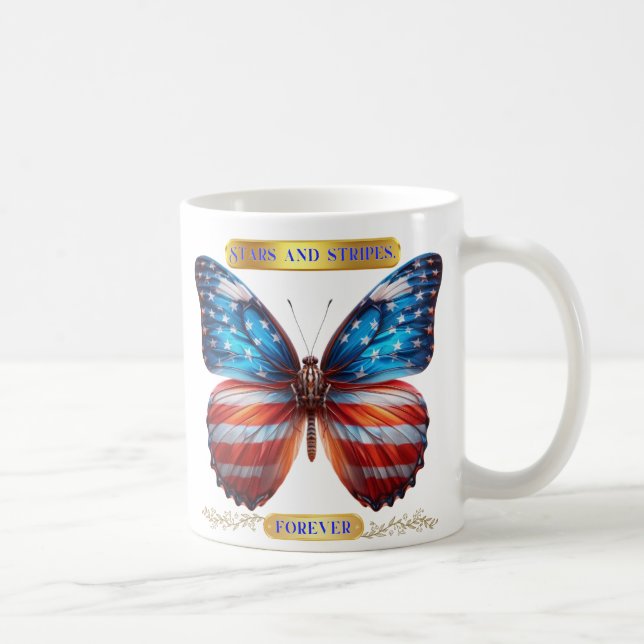 "Stars and Stripes Forever!" Magic Reveal Mug (Right)