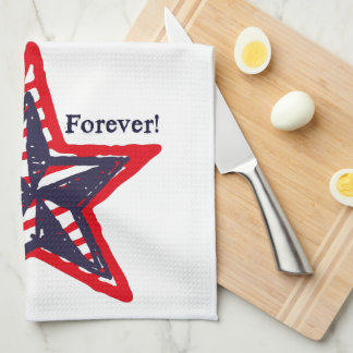 Stars and Stripes Forever! Tea Towel
