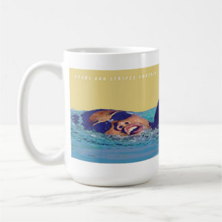 Stars and Stripes Freestyle Swimming Mug