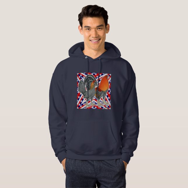 Stars and Stripes Gamefowl Hoodie (Front Full)