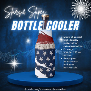 Stars and Stripes Independence Day Bottle Cooler