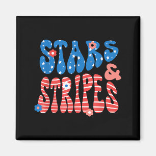 Stars and Stripes Independence Day Patriotic USA Magnet