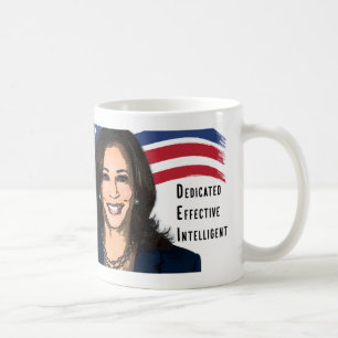 Stars and Stripes Kamala Harris for President 2024 Coffee Mug