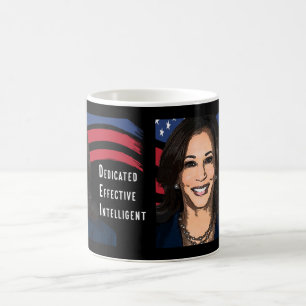 Stars and Stripes Kamala Harris for President 2024 Coffee Mug
