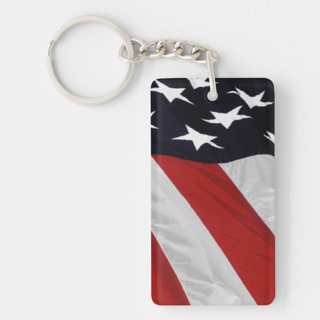 Stars And Stripes Key Ring (Front)