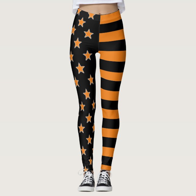 Stars And Stripes Leggings (Front)