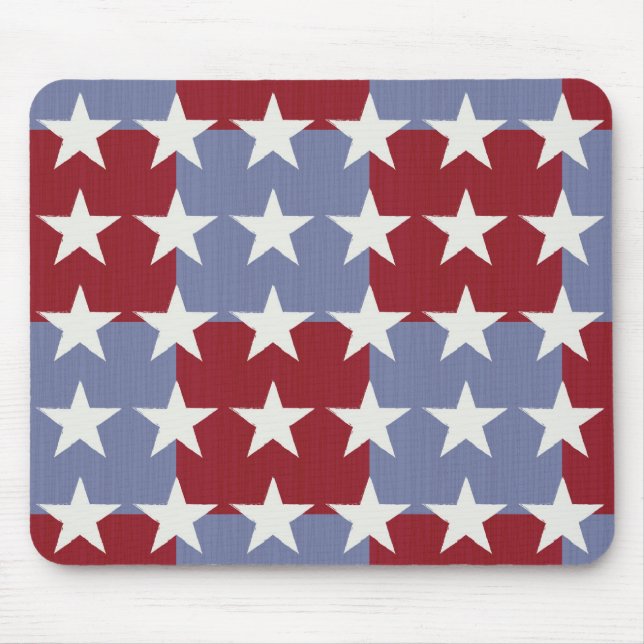 Stars and Stripes Mouse Pad (Front)