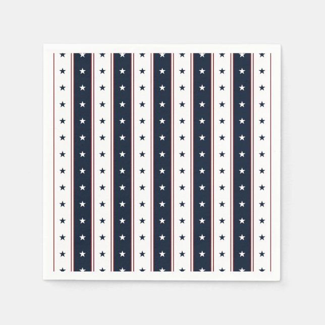 Stars and Stripes Napkin (Front)