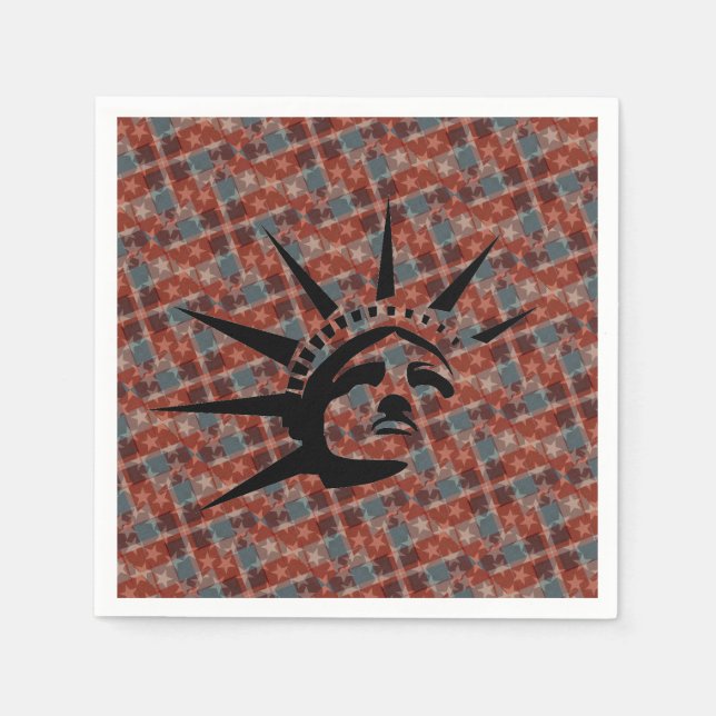 Stars and Stripes Napkin (Front)