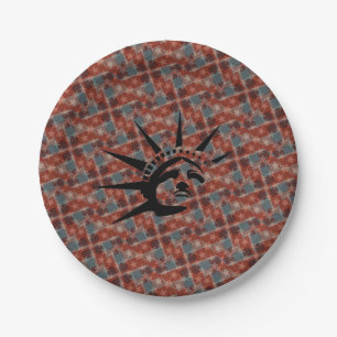 Stars and Stripes Paper Plate