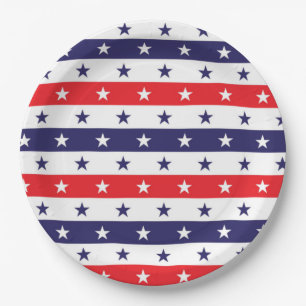 Stars and Stripes Paper Plates