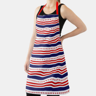 Stars and Stripes Patriotic Apron