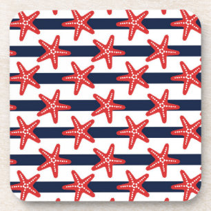 Stars And Stripes Pattern Coaster