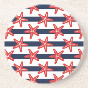 Stars And Stripes Pattern Coaster
