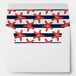 Stars And Stripes Pattern Envelopes