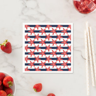 Stars And Stripes Pattern Napkin