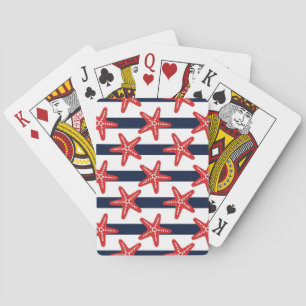 Stars And Stripes Pattern Playing Cards
