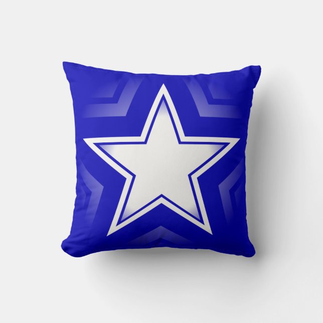 Stars and stripes pillow (customisable!) (Front)