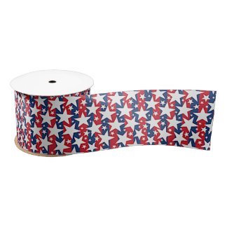 Stars and stripes  satin ribbon