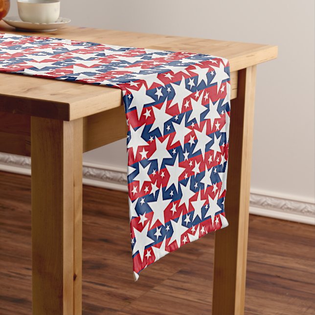 Stars and stripes  short table runner (In Situ)