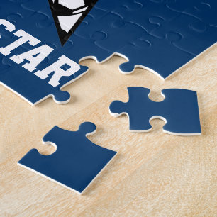 Stars and Stripes Soccer Goal Jigsaw Puzzle