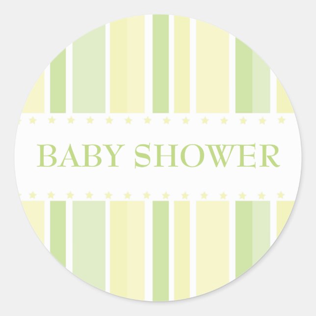 Stars and Stripes Sticker (yellow-green) (Front)