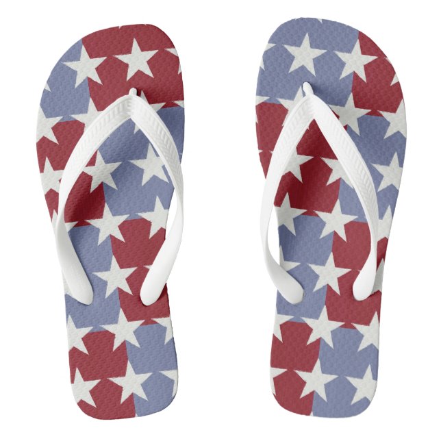 Stars and Stripes Thongs (Footbed)