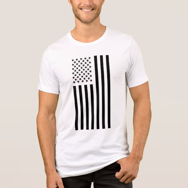 Stars and Stripes  Tri-Blend Shirt (Front)