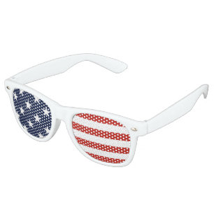 Stars and Stripes US Flag Adult Party Shades