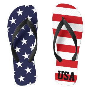 Stars and Stripes US Flag Thongs